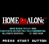Заставка игры Home Alone